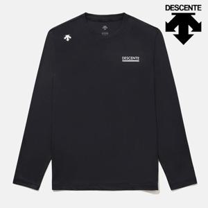[데상트]데상트 공용 에센셜 속건 긴팔 티셔츠 SP113XTL21BLK0