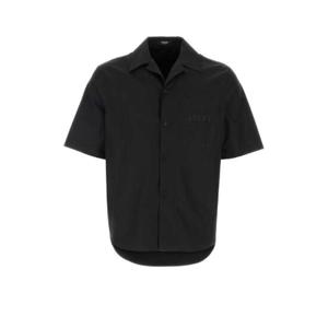 Versace 바로코 프린트 반소매 포플린 셔츠 10158371A11338 2B510 TP944608490