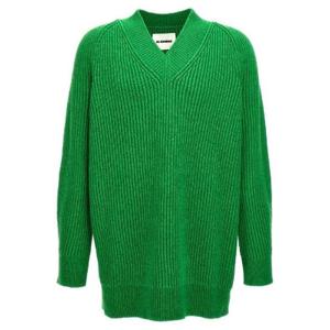 Jil Sander V 넥 니트 오버사이즈 점퍼 J22GP0192J14698 325 TP945184084