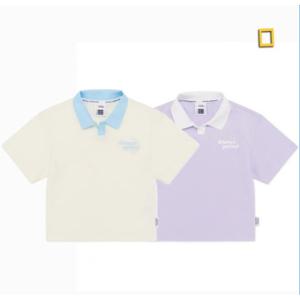 내셔널지오그래픽키즈  (K252GPL010) 여아 반팔 카라 티셔츠