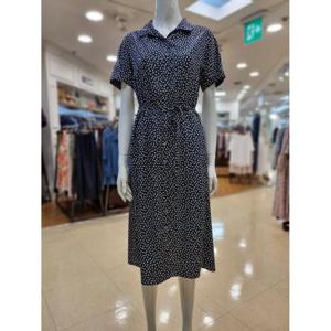 BCBG 세이브존02 바나나 프린트 반팔 원피스 B4B5O692