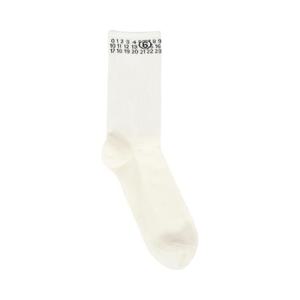 키즈 MM6 메종마르지엘라 발목 양말 M60571 MM045 M6100 WHITE