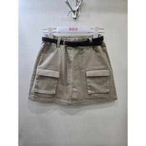 [소이]벨트 장식 카고  스커트 25F5881_OD