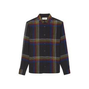 Saint Laurent 체크 패턴 핏 셔츠 653868Y2D39 1052NOIRMULTI TP946492301