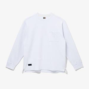 뉴에라긴팔티 GQC 13338571 포켓 롱 슬리브 화이트