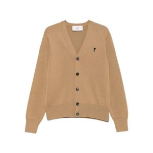 아미 가디건 HKC361001 61705 288 CAMEL BLACK BROWN