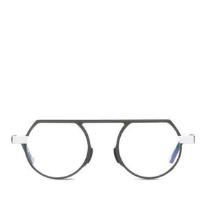 바바 라운드 메탈 더블 브리지 안경테 BL0052 GREEN 49