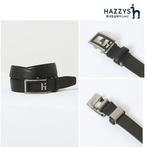 [헤지스ACC][선물포장]HJBE2F775BK_블랙 버클장식 소가죽 자동벨트