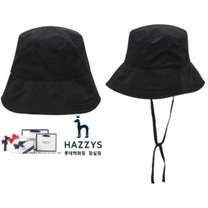 [헤지스ACC][여름필수템] HILG4F007BK_여성 블랙 단색 면혼방 벙거지모자