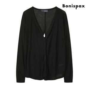보니스팍스  V넥 시스루 루즈핏 가디건 (XP7KG004M0)