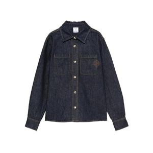 25 FW 카사블랑카 로고 자수 데님 셔츠 WPF25SH19601 TP441296562