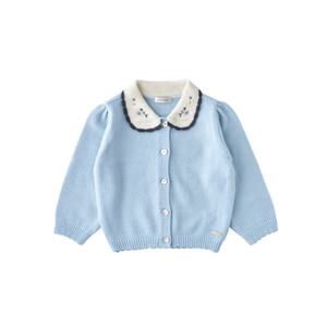 밍크뮤ch 블루모노자수가디건 (35A1520003)