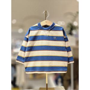 블루독베이비 10 25FW가을신상  (NY)멀티 스트라이프 티셔츠 (45A1433004)