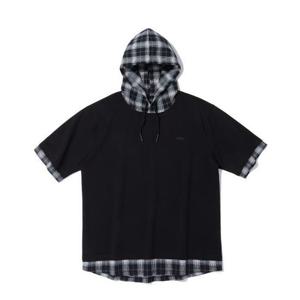 인터크루 HC10 남여,체크링후드반팔 ITZ2TH02A