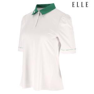 [엘르골프]ECO 5부 폴로 티셔츠 (여) 6J45209-100_CJ