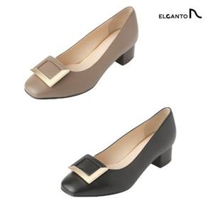 [엘칸토(여성화)]여성 4CM 장식 펌프스 LCWD88U313(블랙,베이지)