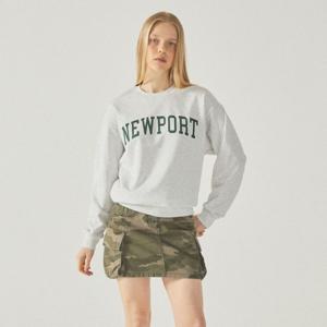 [후아유]남녀공용 New Port Printing Sweatshirt WHMWF2202U
