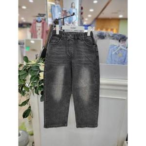 에꼴리에 세이브존06 세미와이드 블랙청바지 25C1257