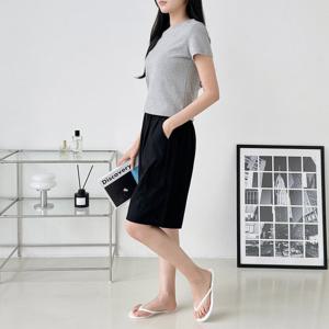 [리빌모아]여자 데일리 인견 쿨링 카고 5부 반바지 SDW-PTH-SSD1