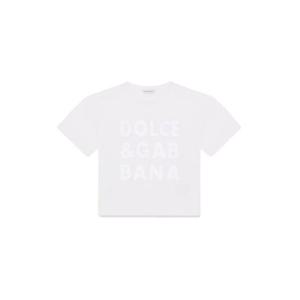 키즈 돌체앤가바나 티셔츠 L5JTIBK G7B3EW0800 WHITE