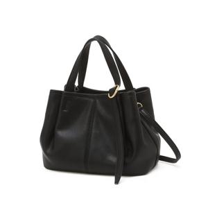 [질스튜어트]JABA5F702BK [BLOOM] 블랙 가죽 블룸 크로스겸 토트백 S
