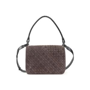 BOTTEGA VENETA 보테가 베네타 스윙 브라운 크로스백 2186575