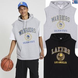 [NBA]N252TH050P GR 남여공용 엔비에이 민소매 나시 슬리브리스 오버핏 후드티셔츠
