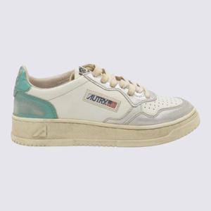 오트리   스니커즈 SS25 AVLWMT05 5243403 METAL LEAT SILVER AQUA