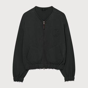 [커버낫]커버낫 우먼 C로고 스웻 자켓 차콜 CO2503JK79CH