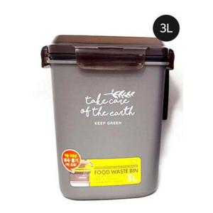 2중구조 락앤락 음식물쓰레기통 3L 음식물수거함 욕실