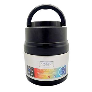 아폴로 트렌디한 보온도시락 캠핑 대형 스텐 도식락통 2.3L