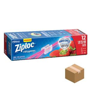 지퍼락 트렌디한 간편 파워쉴드 냉장 대형 12매X12개입 BOX