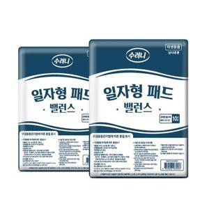 수려니 트렌디한 밸런스 일자형패드 360매 10매X36팩 남녀공용