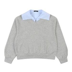 [코데즈컴바인] 카라 배색 맨투맨 (CJA-TS302W1)