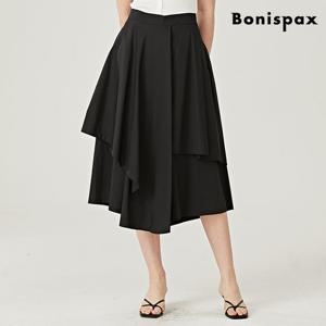 [보니스팍스(여성의류)]이중 모던 레이어드 롱 팬츠 스커트 (XO2WH006L0)