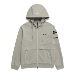 N243UFT920 슐리언 소매포켓 후드집업 GREY