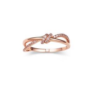 [스톤헨지][김지원PICK] Love Knot 14K 큐빅 반지 SA24C27F