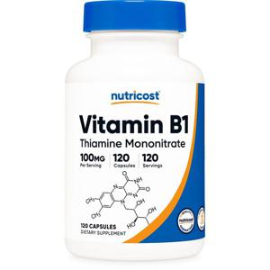 뉴트리코스트 비타민 B1 티아민 -- 100 mg - 120 캡슐