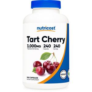 뉴트리코스트 타르트 체리 추출물 -- 3000 mg - 240 캡슐