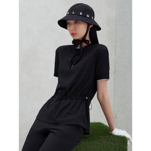 빈폴골프 여성 메쉬 긴기장 아노락 티셔츠  블랙 BJ4442A255