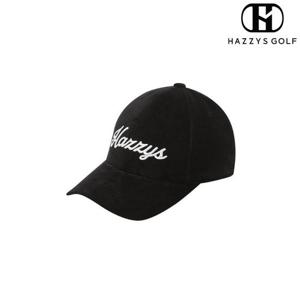 헤지스골프  (HUHE4F902BK)  24FW 블랙 벨로아 캡