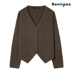 [보니스팍스(여성의류)]볼레로 브이넥 베이직 가디건 (XO4CK023L0)