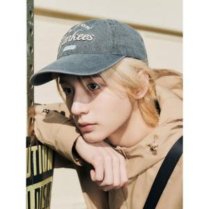 MLB  (3ACPD035N-50GRS) 공용 컬러 데님 언스트럭쳐 볼캡