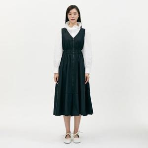 플라스틱아일랜드  허리밴딩 민소매 원피스 (PR2WO362)