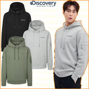 디스커버리 25SS 봄신상 남성 와펜포켓 후드티셔츠 DMHD35051-ICTT
