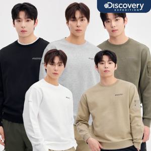 디스커버리 25SS 남성 와펜포켓 맨투맨 티셔츠 DMMT35051