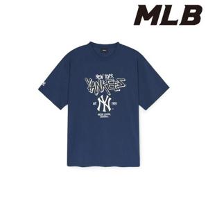 MLB (3ATSB0553-50NYS)  25S 신상 베이직 빅로고 메가 오버핏 기능성 반팔 티셔츠