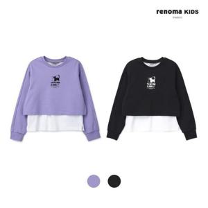 레노마키즈 HC16 레이어드크롭맨투맨 R2435t164