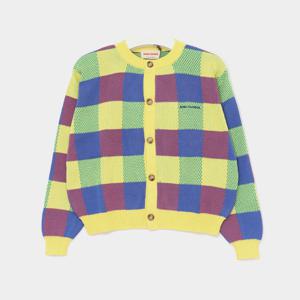 보보쇼즈 25SS 멀티컬러 바시 자카드 여아 가디건 B125AC101 991