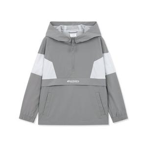디스커버리키즈후드티 XQD DKTR25031-GRS 키즈 우븐 스트레치 아노락